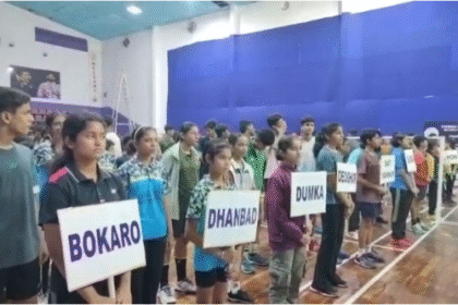 Badminton Championship cum selection trials begins in Dhanbad