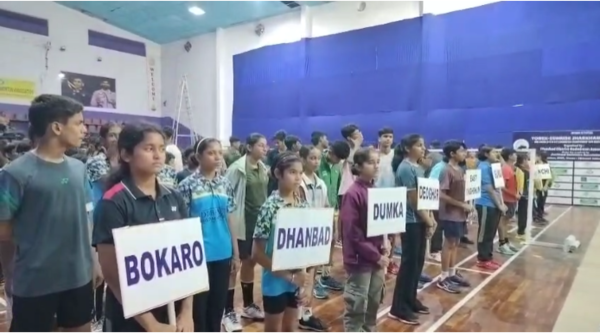 Badminton Championship cum selection trials begins in Dhanbad