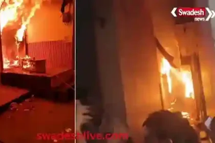 Jaipur: Fire on Diwali led to bankruptcy, a Jobner jewellery shop and a cylinder blast in Harsoli village, causing chaos in the market and homes.