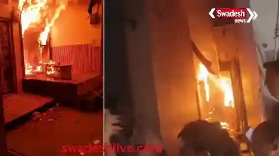 Jaipur: Fire on Diwali led to bankruptcy, a Jobner jewellery shop and a cylinder blast in Harsoli village, causing chaos in the market and homes.