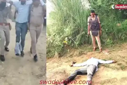 Operation Langda: Mirzapur police encounter two robbers, shot dead in the leg