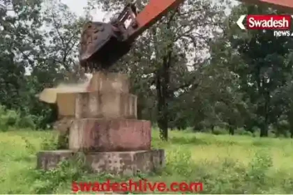 Jawans demolish Naxal memorial, deal a major blow to Maoists in Gottumpalli forests