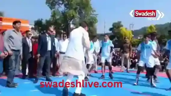 Sports will get a new boost in Uttarakhand, CM Dhami announced 23 sports academies, played kabaddi with children