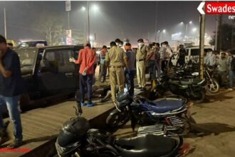 रायपुर में थार गाड़ी में युवक का शव मिलने से मचा हड़कंप