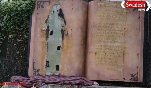 छत्तीसगढ़: रायपुर में CG महतारी की प्रतिमा से तोड़फोड़, पुलिस जांच में जुटी