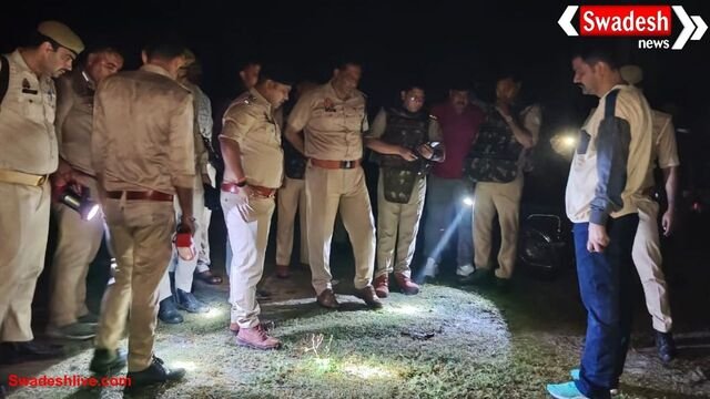 UP: कुरावली में लूट के आरोपी से पुलिस की मुठभेड़, एक घायल