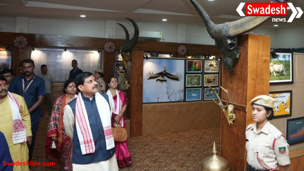 मुख्यमंत्री डॉ. मोहन यादव ने किया आसाम के वन्य जीव कन्वेंशन सेंटर का भ्रमण