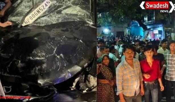 आगरा में बेकाबू कार ने कुचला 7 लोग, 5 की मौत; हंगामे के बीच पुलिस ने किया आरोपी को हिरासत में