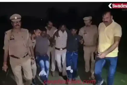 Operation Langda: Encounter between Unnao police and criminals, two criminals shot in the leg