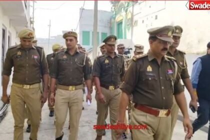 Sambhal: DM-SP's flag march on the first anniversary of the violence