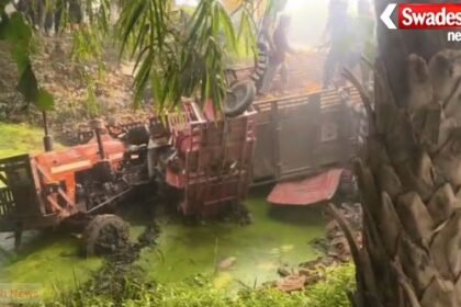 Moradabad: Head-on collision between tractor-trolley and mini metro