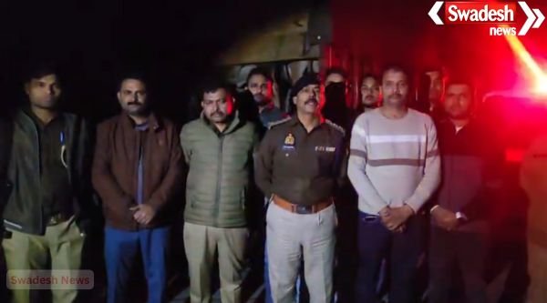 Unnao police and Special Operations Group (SOG) achieve major success; two cow smugglers arrested after encounter