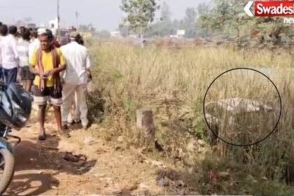 बेमेतरा में अनियंत्रित इनोवा तालाब में घुसी, ड्राइवर सुरक्षित