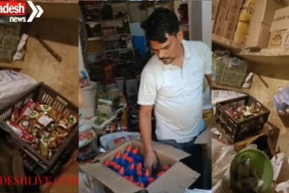 Basti: Huge quantity of fake Harpic recovered from Kaptanganj market