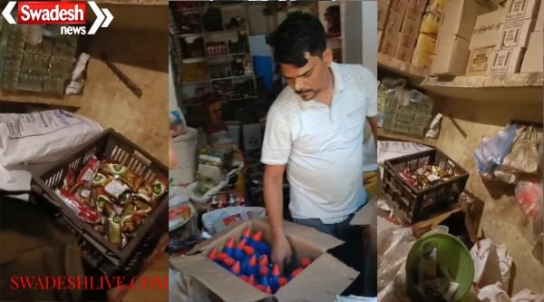 Basti: Huge quantity of fake Harpic recovered from Kaptanganj market