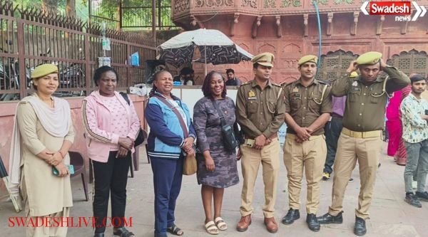 The promptness of the Taj security police arranged a meeting with the family members.