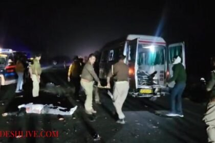 Tragic road accident in Fatehpur: Two killed in collision with unknown vehicle