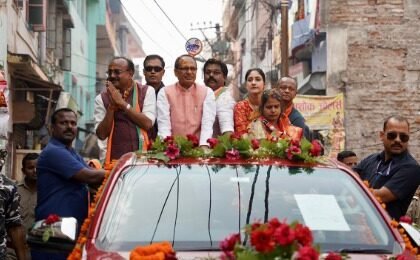 Bihar Elections: Union Minister Shivraj Singh Chouhan campaigns in Digha seat, addresses public meeting in support of BJP candidate