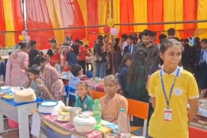 Children's Day: Creativity and patriotism resonate in Chhattisgarh, with many schools organising colourful programmes and Anand Mela.