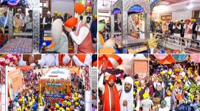 CM Saini inaugurated the 'Shri Guru Teg Bahadur Ji' forest conservation block in Kalesar, calling it a confluence of nature and spirituality.