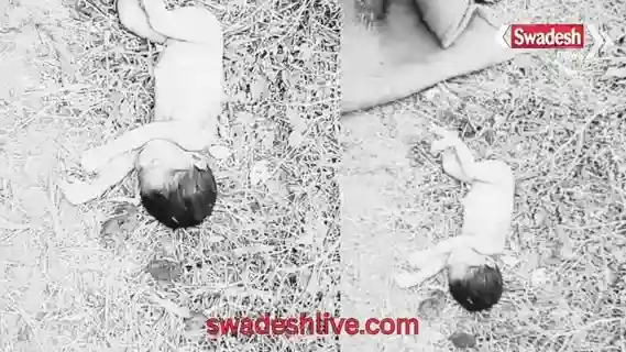ambaah-newborn-baby-found-dead-morena-thara-village-police-case