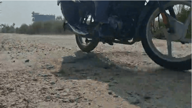 The poor condition of roads in Deoria is a big question, and the PWD remains unconcerned despite the CM's order.