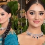 Miss Universe 2025: Manika Vishwakarma stuns in a royal blue sari, bringing Indian ethnic glam to the global stage