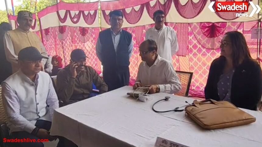 Free health camp organized for policemen at Reserve Police Line Moradabad