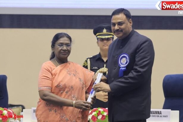 Yogi government's policies yield excellent results, Uttar Pradesh dominates the sixth National Water Awards