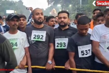 Energy runs high in the Sangam city: 40th All India Indira Marathon begins in Prayagraj