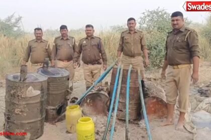 Major action by the Excise Department in Basti: Mega campaign conducted on the banks of Saryu