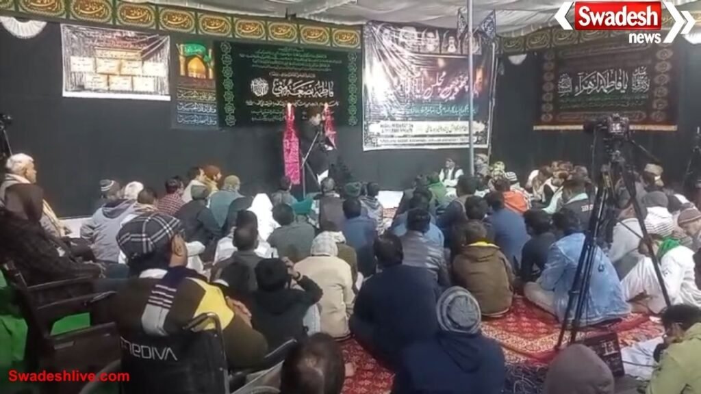 Pain and tears flowed in the gathering of Ayyame Fatimiya