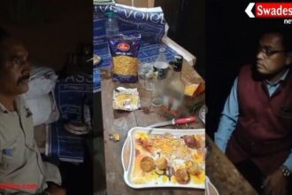 सागर: स्कूल बना शराब पार्टी का अड्डा, वीडियो हुआ वायरल