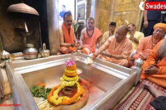 मुख्यमंत्री योगी आदित्यनाथ ने काशी विश्वनाथ और काल भैरव के किए दर्शन, सतुआ बाबा आश्रम में संतों से भेंट