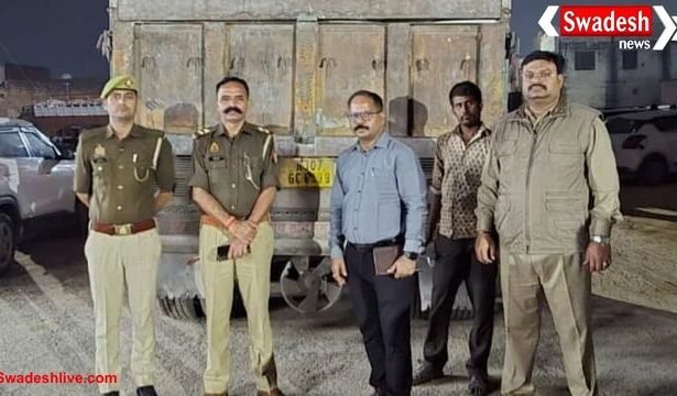 आगरा में अवैध खनन और ओवरलोडिंग पर सख्ती: 273 वाहनों की जांच में 26 के काटे चालान