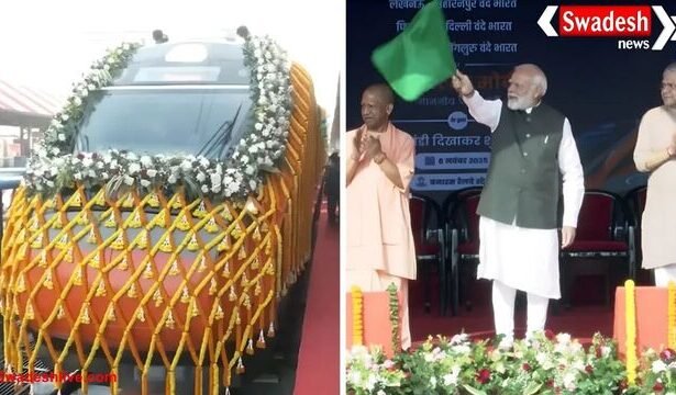 पीएम मोदी ने देश को दी नई रफ्तार: एक साथ 4 वंदे भारत ट्रेनों को दिखाई हरी झंडी, जानें किन रूट्स पर दौड़ेगी
