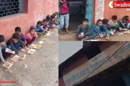 श्योपुर: बच्चों को कागज पर परोसा गया मिड-डे मील, स्कूल प्रभारी सस्पेंड, जांच जारी