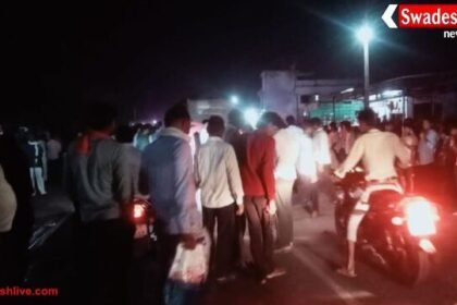 भेड़री गांव में भीषण सड़क हादसा: रेत से भरे ट्रैक्टर की टक्कर से बाइक सवार की मौके पर मौत