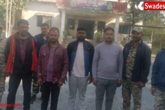 डीजल चोरी के शक में मारपीट: चार आरोपी गिरफ्तार, जेल भेजे गए