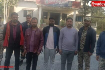 डीजल चोरी के शक में मारपीट: चार आरोपी गिरफ्तार, जेल भेजे गए