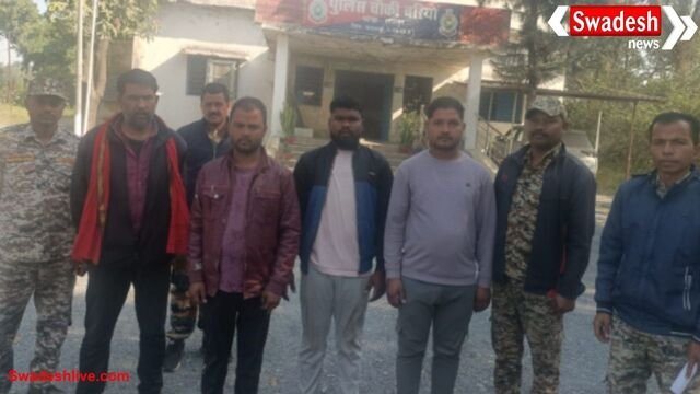 डीजल चोरी के शक में मारपीट: चार आरोपी गिरफ्तार, जेल भेजे गए