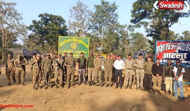 नारायणपुर में जाटलूर में नया सुरक्षा एवं जन सुविधा कैंप