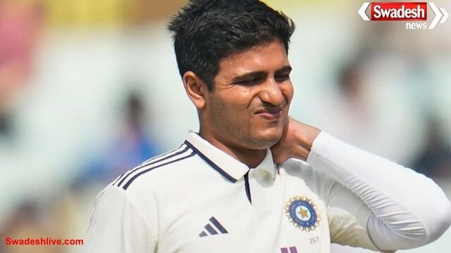 कोलकाता टेस्ट में शुभमन गिल रिटायर्ड हर्ट, गर्दन में खिंचाव के कारण मैदान से लौटे