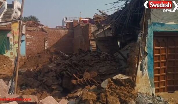 दुर्ग जिले के धमधा में बड़ा हादसा: मकान की नींव खुदाई के दौरान दीवार गिरी, दो मजदूरों की मौत