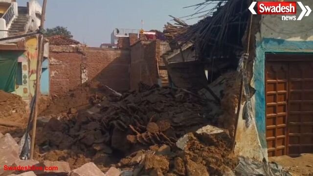 दुर्ग जिले के धमधा में बड़ा हादसा: मकान की नींव खुदाई के दौरान दीवार गिरी, दो मजदूरों की मौत