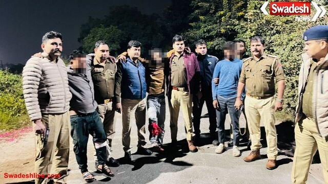 आगरा: टेम्पो चोरी करने वाला गिरोह मुठभेड़ के बाद बेनकाब, दो घायल और एक गिरफ्तार