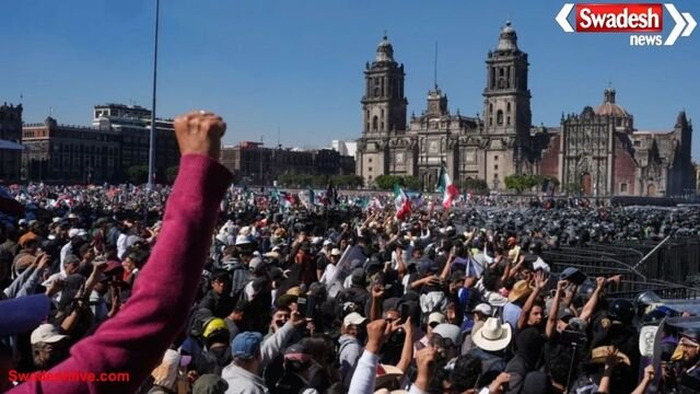 मेक्सिको में GEN-Z आंदोलन: सरकार के खिलाफ सड़क पर उतरे हजारों युवा, झड़पों में 120 घायल
