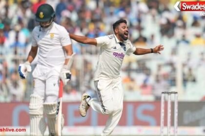 मोहम्मद सिराज की गेंद पर दो टुकड़ों में बंटा स्टंप, बल्लेबाज हुआ हक्का-बक्का, वीडियो वायरल