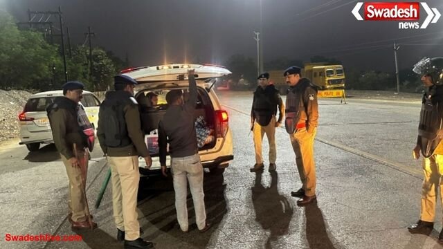 ग्वालियर में सोशल मीडिया अफवाहों के चलते कड़ी नाकाबंदी और वाहन चेकिंग