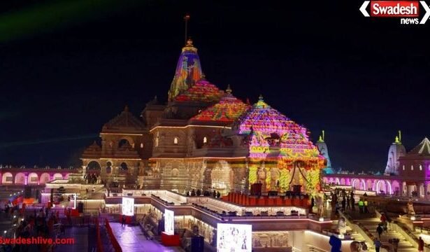 अयोध्या: राम मंदिर पर आज फहराएंगे भगवा झंडा, पीएम मोदी होंगे मुख्य अतिथि